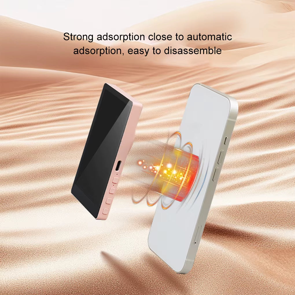 Smartphone Wireless Magnetic Monitor Screen for Smartphone Vlog Live Stream Video Recording Outdoor Selfie Assistanc